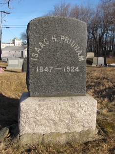 Isaac Pridham gravestone